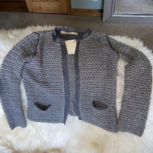 Zara Silver Cardigan (new with tags)